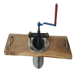 Hand Operated Sev Machine - Made Of Mild Steel & Wooden