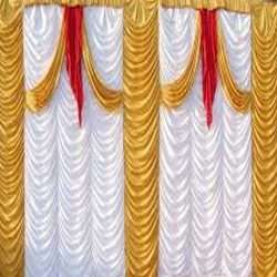 Mandap Stage Parda - 10 FT X 15 FT - Made of 24 Gauge Brite Lycra