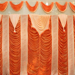 Designer Curtain - Parda - 10 FT X 20 FT- Made Of 24 Gauge Brite Lycra