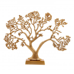 Ethnic Designer Golden Tree  - Metal Flower Tree - Made of Aluminum