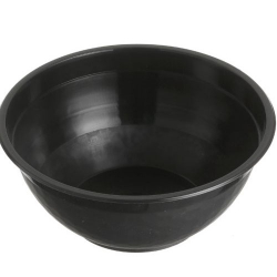 4.5 Inch - Dahi Bowl - Big Bowl - Made From Virgin Plastic - Black Color