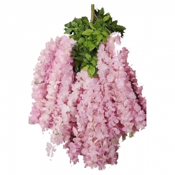 2 FT - Plastic Artificial Flower - Latkan - Flower Decoration -  Pink Color