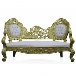 Sofa & Couches - Made of Wood & Brass Coating