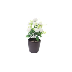 1.2 FT - Artificial Flower Bunches - Fake Flowers Artificial Plant without Pot  - White Color