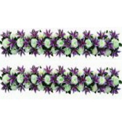 Artificial Flower Pannel - 6 FT - Made of Plastic