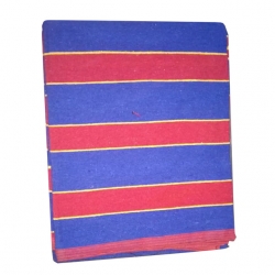 7 FT X 10 FT - Regular Quality - Dari - Dhurrie - Rugs - Satranji - Floor Mat - Red & Blue Color