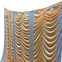 11 FT X 15 FT - Parda - Curtain - Stage Parda - Wedding Curtain - Mandap Parda - Made of Brite Lycra