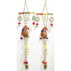 Decorative Hanging Latkan - 2 FT - Made of Woolen & Pom-Pom