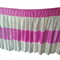 Table Frill - 10 FT- Made Of 24 Gauge Brite Lycra