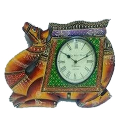 Camel Shape Clock Watch -18 Inch - Made Of Wood