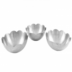 Fruit Bowl - Set of 3 - Made of Stainless Steel