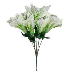 13 Inch - Artificial Flower Bunches - Fake Flowers Bunch for Wedding - Reception