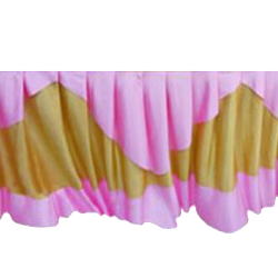 Table Cover Frill - 15 FT X 3 FT - Made Of Bright Lycra Cloth