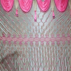 Mandap Stage Parda - 10 FT X 15 FT - Made of Brite Lycra