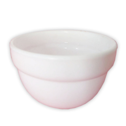 3 Inch Round Bowl - Wati - Katori - Curry Bowls Made of Food Grade Virgin Plastic - White Color