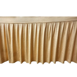 Table Frill - 15 FT - Made of Crush Cloth