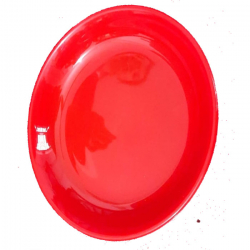 Round Chat Plate - 5 Inch - Made Of Plastic