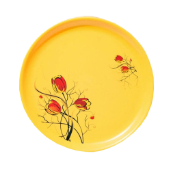 Printed Dinner Plates - 11.50 Inch - Made Of Regular Plastic Material