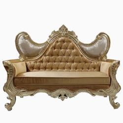 Sofa & Couches - Made of Wood & Brass Coating