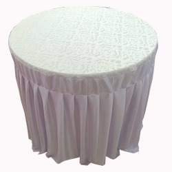 Round Table Cover - 3 FT X 3 FT- Made of Premium Quality Lycra Cloth