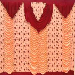 Designer Curtain  -  Made of 24 Gauge Bright Lycra Cloth