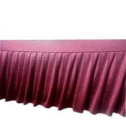 Table Frill - 15 FT - Made of Crush Cloth