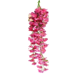 4.25 FT - Heavy Plastic Artificial Flower - Latkan - Flower Decoration - Pink Color