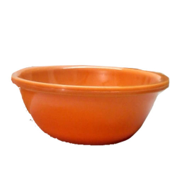 5 Inch Round Bowl - Katori - Wati - Curry Bowls - Dessert Bowls - Made Of Food Grade Virgin Plastic - Brown Color