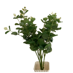 Artificial Flowers Plant - 19 Inch - Made of Plastic