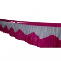 Table Frill - 15 FT - Counter Jhalar - Made Of Brite Lycra