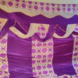 11 FT X 15 FT - Parda - Curtain - Stage Parda - Wedding Curtain - Mandap Parda - Made of Brite Lycra & knitting Cloth.