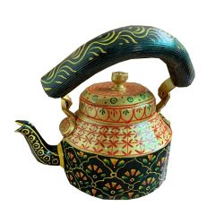Multi Color- Aluminum - Tea Kettle - Jug - Pot - Tea Pot Size - (15 Cm X 20 Cm X 15cm) - Weight - 600gm.