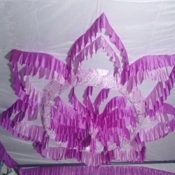 Designer Mandap Ceiling  - Made Of Taiwan & Bright Lycra Cloth