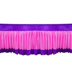 Table Cover Frill - 15 FT - Made Of Bright Lycra Cloth