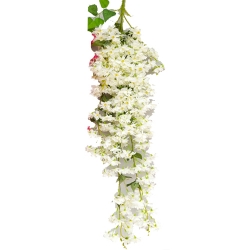 4.25 FT - Heavy Plastic Artificial Flower - Latkan - Flower Decoration - White Color