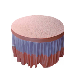 Round Table Cover - 4 FT X 4 FT - Made of Premium Quality Brite Lycra