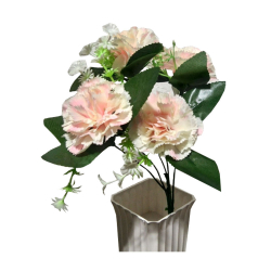 Artificial Flower Bunch - 13 Inch - Made of Plastic