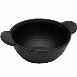 5 Inch - Kadhai - Serving Bowl - Made of Food Grade Acrylic - Black Color