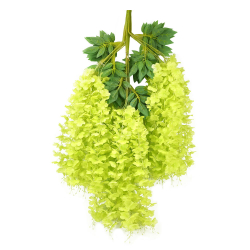 2 FT - Plastic Artificial Flower - Latkan - Flower Decoration - Lime Color