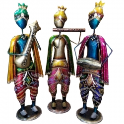 24 INCH - Musical Krishna Dolls - Decorative Showpiece - Made Of Iron