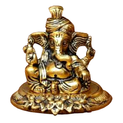 Ganesha Murti - 4 Inch - Made Of Metal