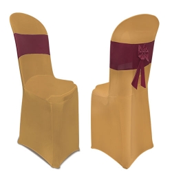 Chair Cover Without Handle - Made Of Bright Lycra Cloth