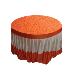 Round Table Cover - 4 FT X 4 FT - Made of Premium Quality Brite Lycra