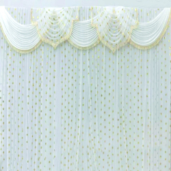 Designer Curtain  -  Made of 24 Gauge Bright Lycra Cloth