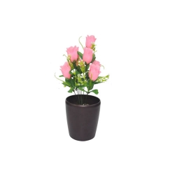 1.2 FT - Artificial Flower Bunches - Fake Flowers Artificial Plant without Pot  - Light Pink Color
