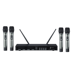 Studiomaster - XR 100 Series (quad) Wireless Microphone - Black Color