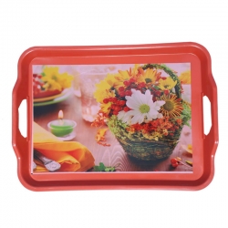 Serving Tray - 19 Inch X 13 Inch - Made of Plastic