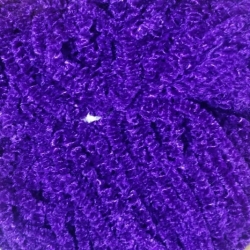 Decoration Plain Fur - Made Of Cotton - Purple Color