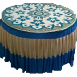 Round Table Cover - 4 FT X 4 FT - Made of Premium Quality 26 Gauge Brite Lycra