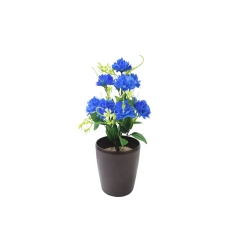 1.2 FT - Artificial Flower Bunches - Fake Flowers Artificial Plant without Pot  - Blue Color
